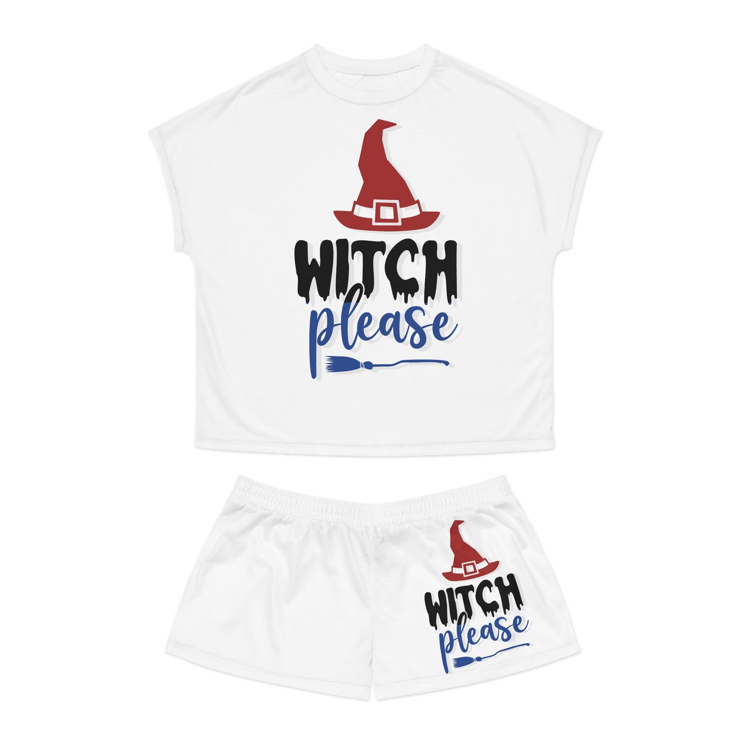 Women's witchy Short Pajama Set (AOP)