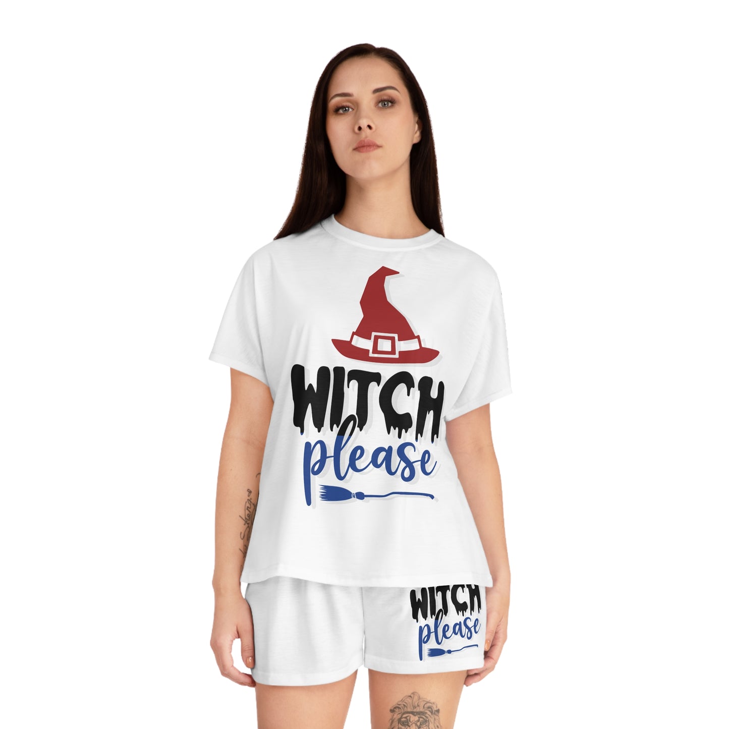 Women's witchy Short Pajama Set (AOP)