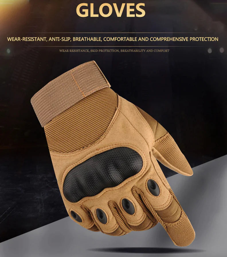 Tactical Motorcycle Motocross Full Finger Gloves